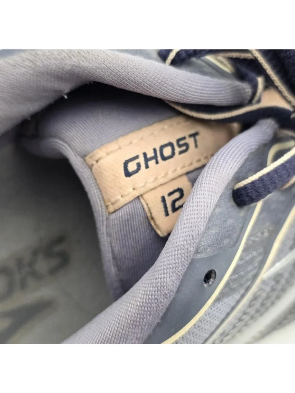Brooks Ghost 12 Womens 9 Gray Running Shoes Athletic Sneakers 120305